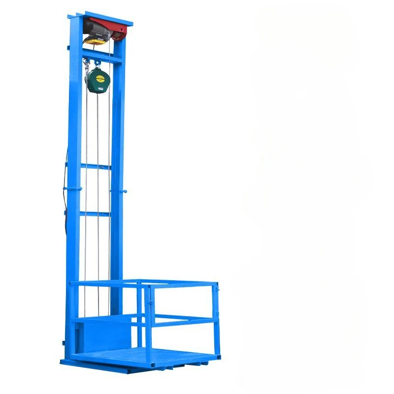 Electric remote control lifting slide factory warehouse heavy goods loading and unloading small hoist 500kg load capacity