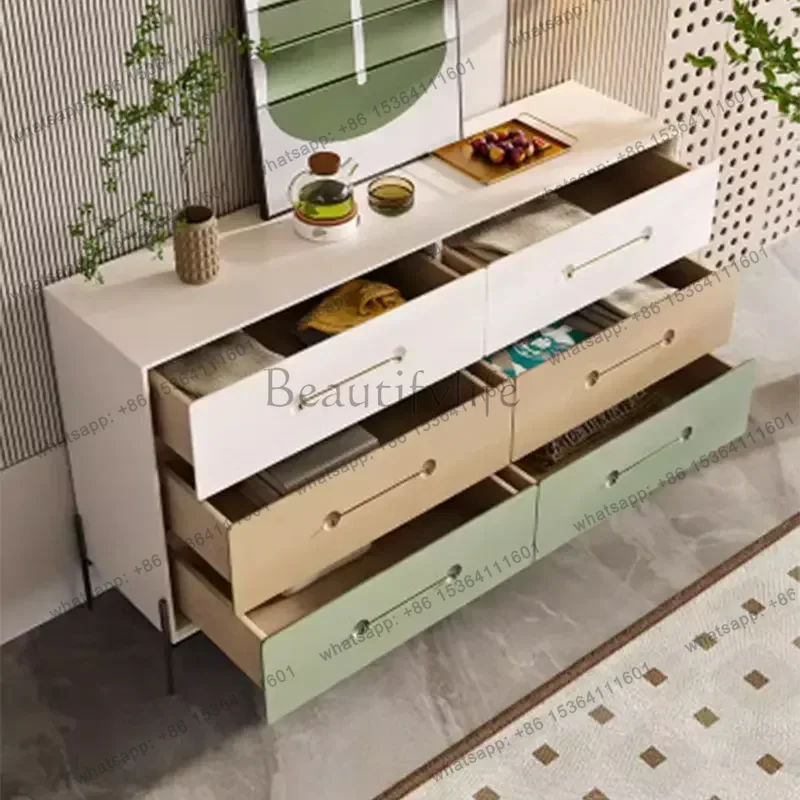 LJY Nordic Morden Outdoor Living Room Cabinets Tall Kids Storage Drawers Cabinets Display Bedrooms Szafki Do Salonu Home Furnitu