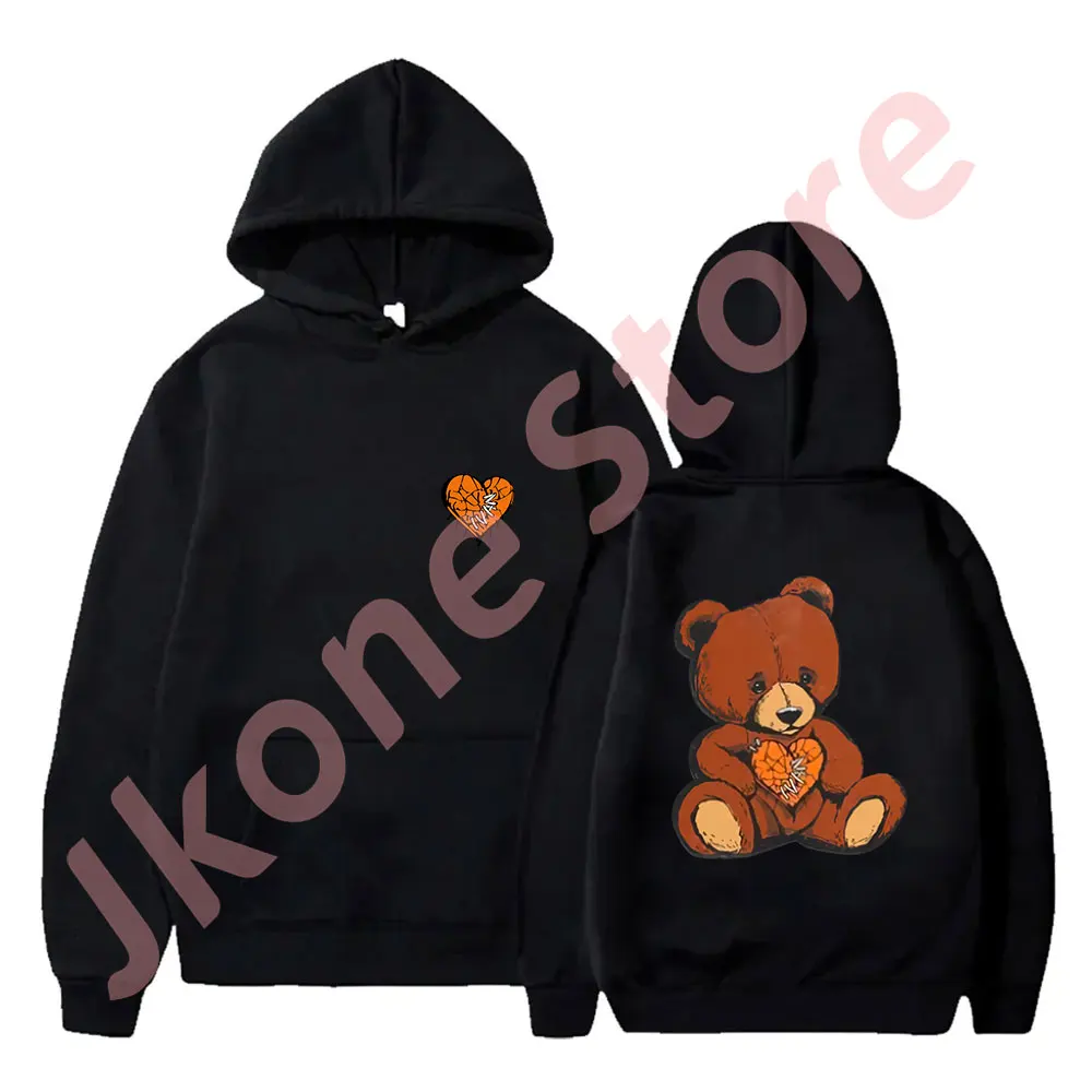 

Ivan Cornejo Bear Hoodies 2024 Tour Merch Hooded Sweatshirts Unisex Fashion Casual HipHop Streetwear