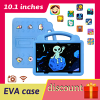 10.1 inches, Android, parental control, dual cameras, calling, quad core, WIFI, EVA anti drop, children's gift