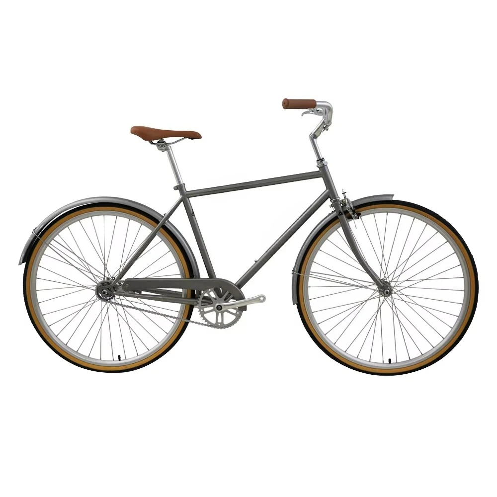 Speed City Bicycle 1-700C Retro Fitness Bike with Vintage Retro Design Aluminum & Steel Fork Popular Style Disc Brake