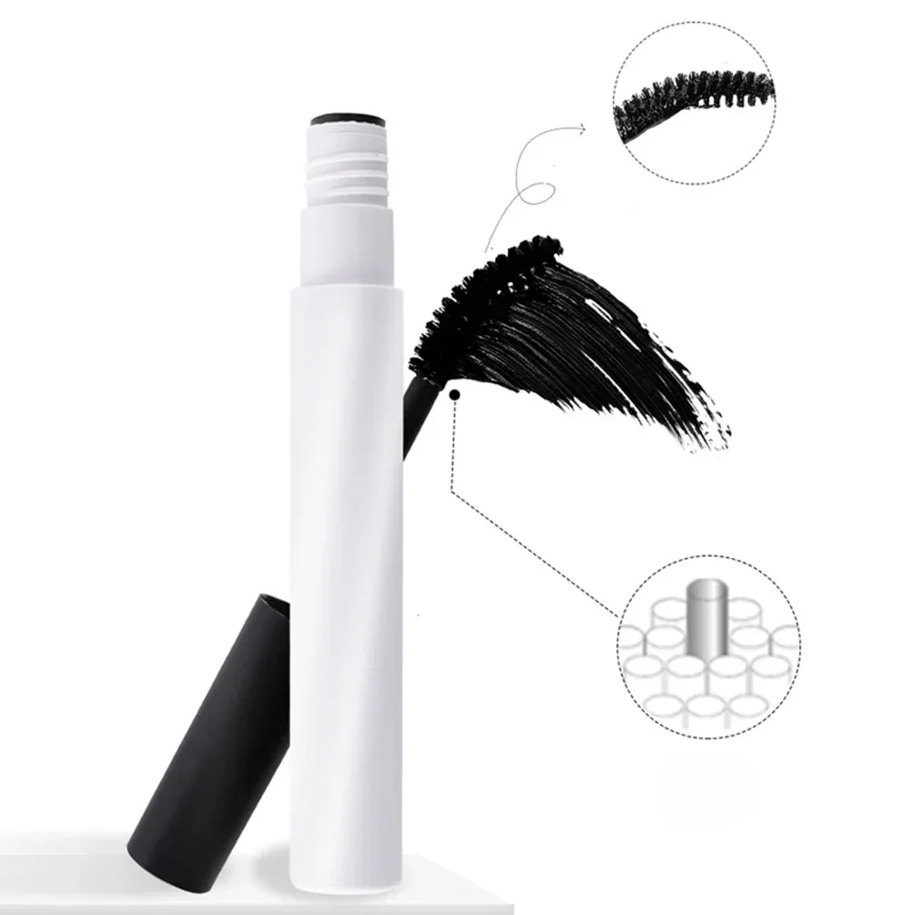 Mascara avec logo personnalisé, marque privée, style, optique, allongement, longue durée, facile à appliquer, volume supplémentaire, maquillage, vente en gros