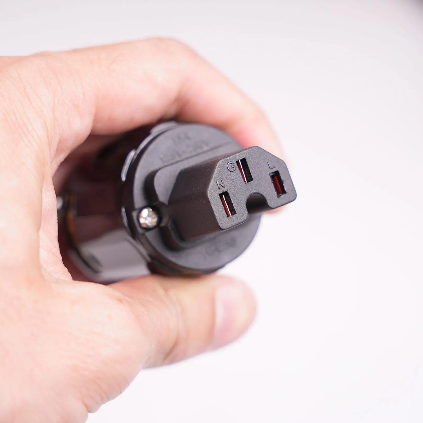 High Quality HIFI Audio Power Cord Universal 3 Prong Male to Female Power Line for DAC and Speaker