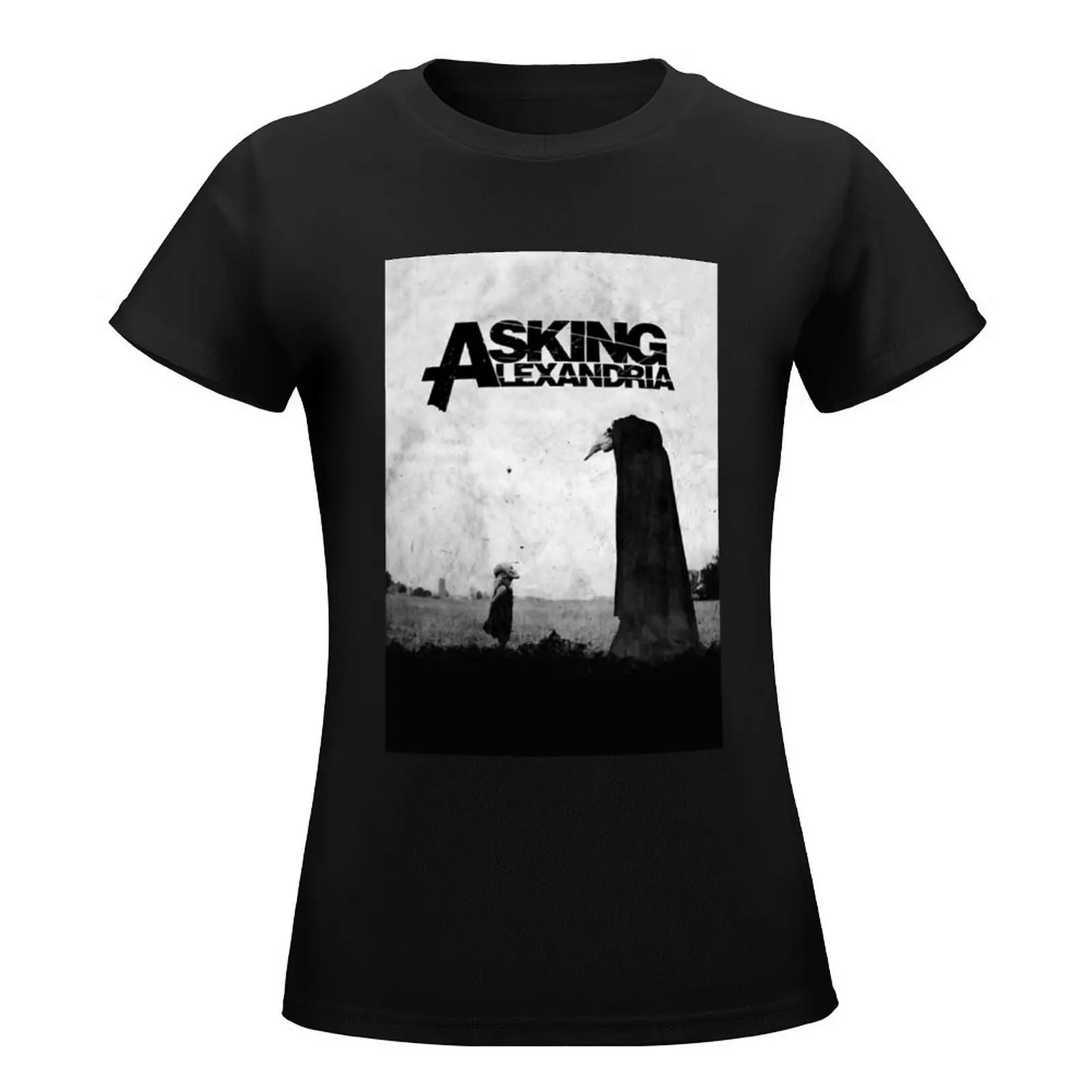 The Black - Asking Alexandria T-Shirt kawaii clothes graphics female anime clothes clothes for woman