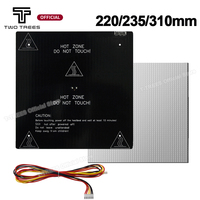 Twotrees Hot Bed Upgraded Heatbed 220/235/310mm 24V 220W Aluminum Heating Bed With/without Terminal for BLU-3 3D Printer Parts
