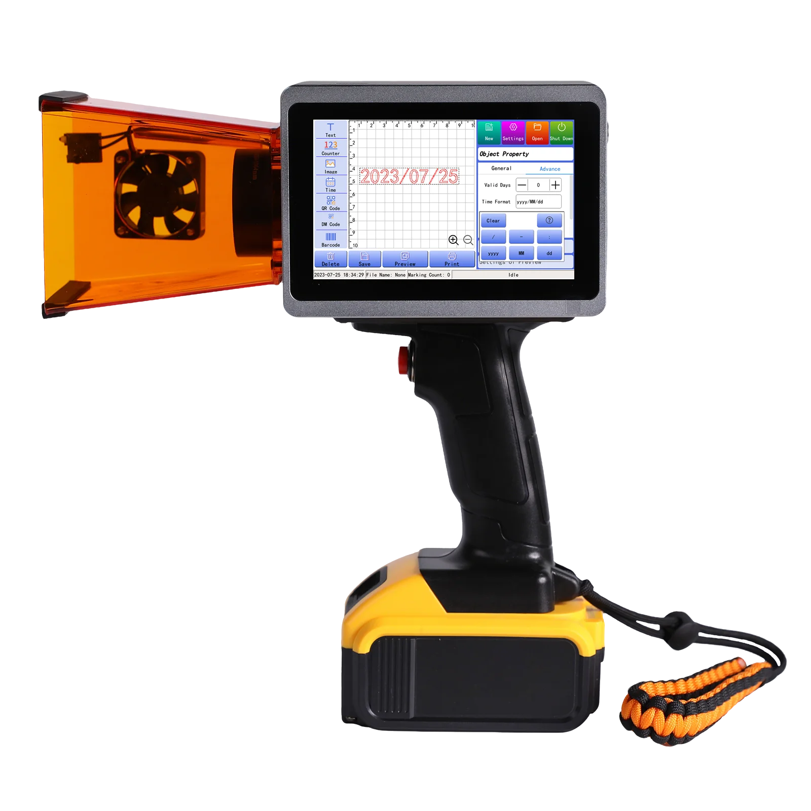 High Precision Handheld 10W La - огляд і ціна Industrial Laser Printing Machine