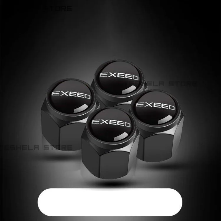 4pcs brand new metal car wheel tire valve cap decoration For Chery Exeed VX LX txl  Accessories