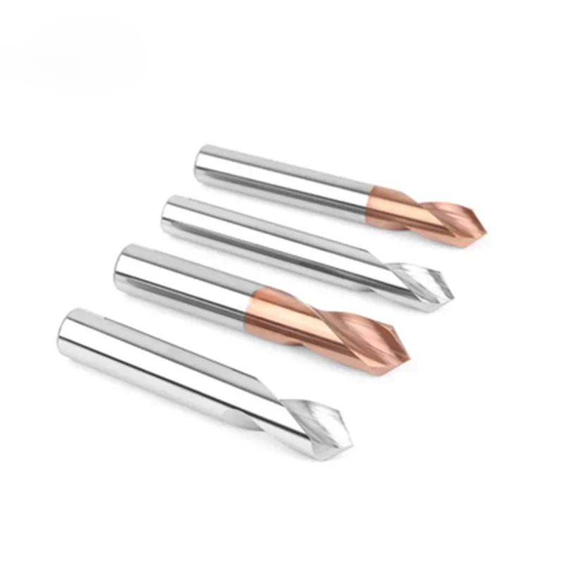 NEW chamfering drill 2 flute hrc55 90 degree 1mm - 12mm 1.5mm 2.5mm 2mm 4mm 6mm 8mm 10mm 12mm Solid Carbide Chamfer end mills