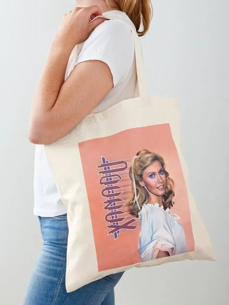 OLIVIA NEWTON JOHN XANADU KIRA Bolso tote retro vintage, bolso de lona para hombre, bolso de lona para mujer, lindo bolso de hombro de lona