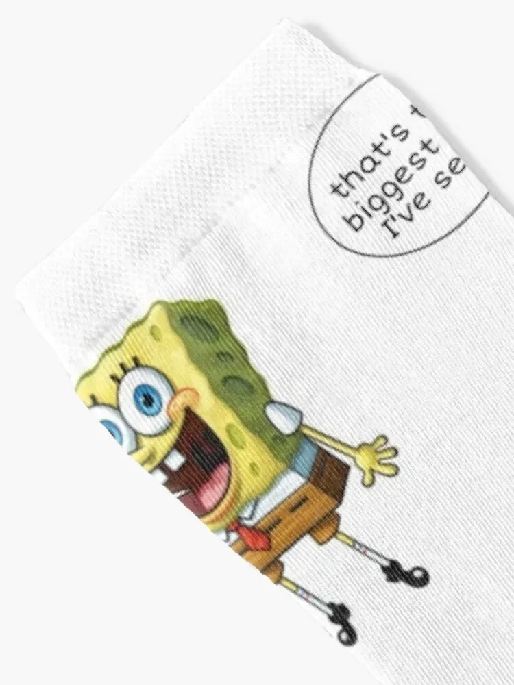 Funny spong bob Socks sport men cotton high quality basketball Socks For Women Men's