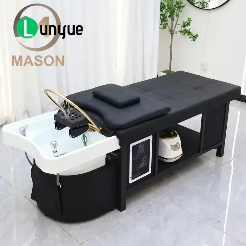Modern Hair Spa Shampoo Bed with Thai Head Massage Treatment Furniture for Beauty Shop  New Design Comfortable Wash