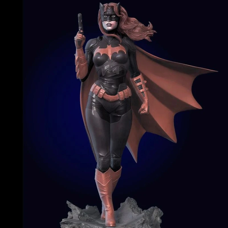 

1/24 Scale 75mm Miniatures Wargame Resin Figures Model Kit Encanto Batgirl Superhero Unassembled and Unpainted StatuettesToys