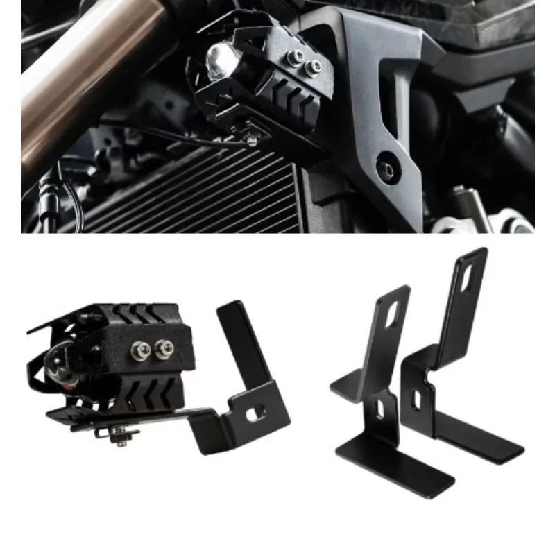 

For Honda CB650R CB 650R Motorcycle Fog Lamp Spotlight Bracket Holder Spot Light Mountclamp Aluminum Alloy Tube Fork，2PCS