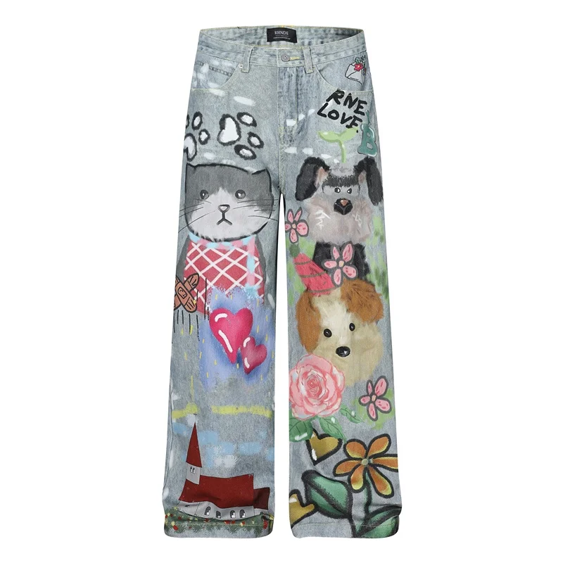 gxfortune-design-original-fiti-hand-dn-dessin-anime-chien-jambe-droite-jean-decontracte-amusant-design-peculiar-sens