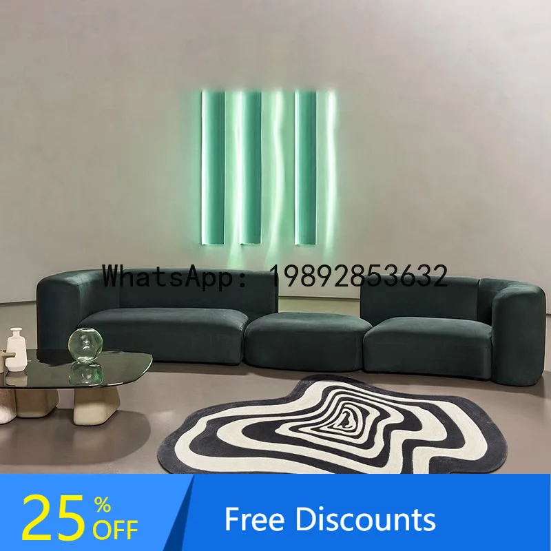 

Irregular Shaped Carpet Living Room Coffee Table Rug Modern Light Luxury Ins Style Cloakroom Bedroom Bedside Rug