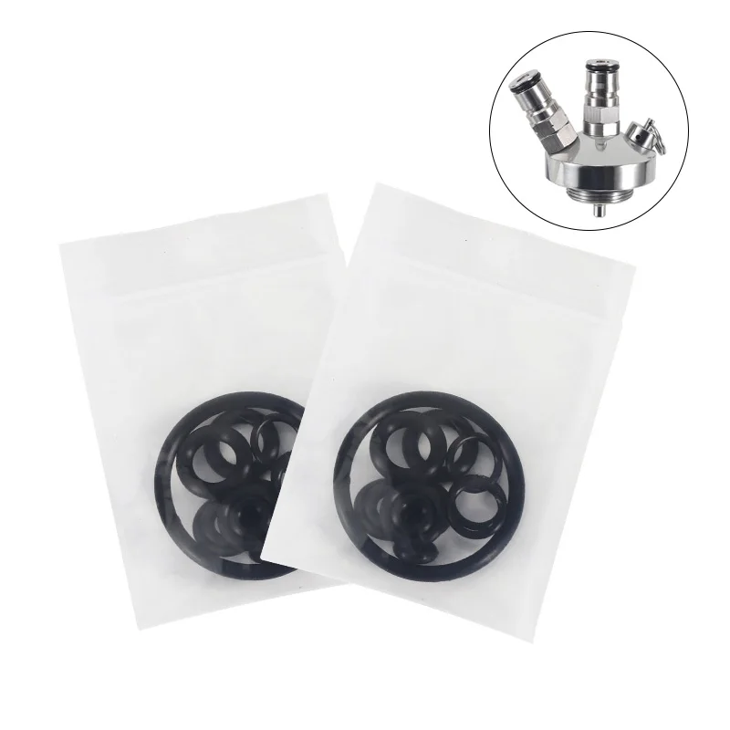 2 lot Sealing ring kits for Mini Keg Tap Dispenser,Food Grade Sealing O-ring for Growler Beer Keg Head