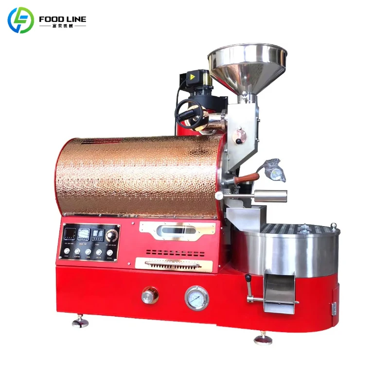 

Customized 1kg 2kg 3kg Catering Coffee Roaster High Output Coffee Bean Roaster Efficient Work Coffee Roasting Machine