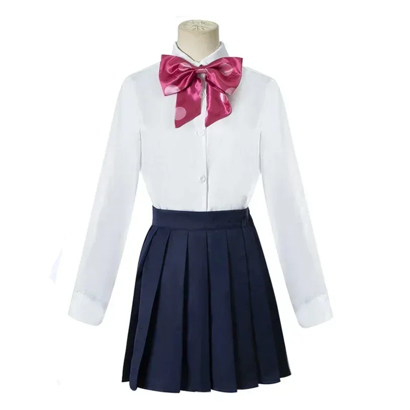 CyIjichi Nijika تأثيري أنيمي Bocchi The Rock Ijichi Nijika تأثيري حلي شعر مستعار زي مدرسي أزياء الهالوين للنساء فتاة