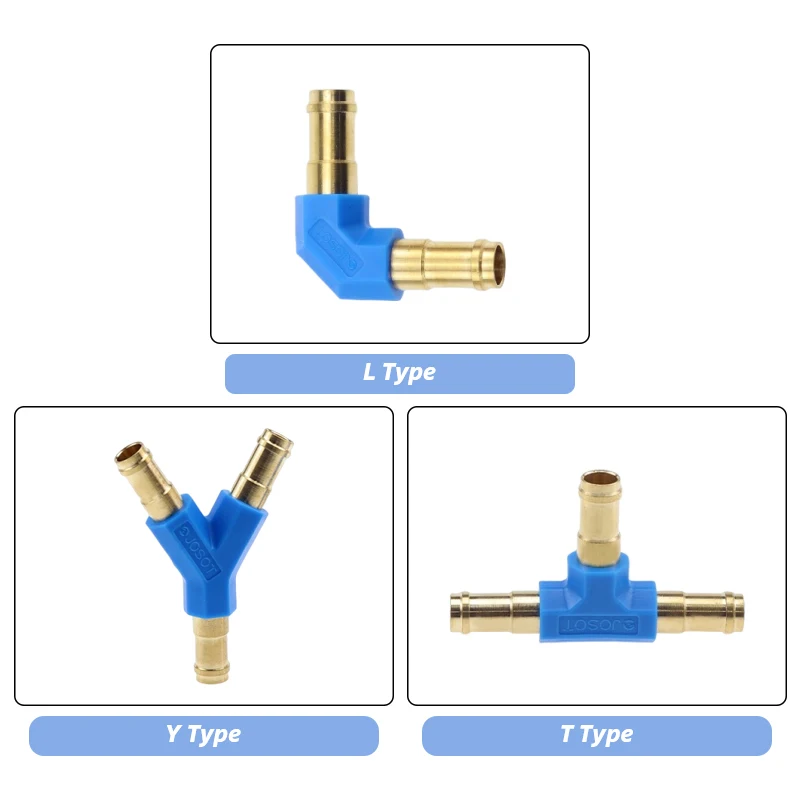 Y/T/L/type Tracheal Joint L-T-Y-PK-2-3-4-6 Pneumatic Components Quick Plug Connector