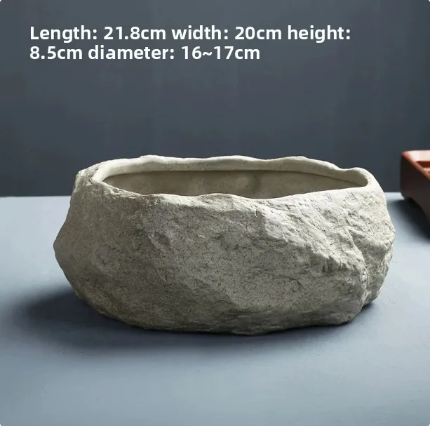 Keramische Rock Modder Imitatie Steen Thee Wassen Pen Wassen Thee Kopjes, Huishoudelijke Theeservies Accessoires, Extra Grote Wastafel