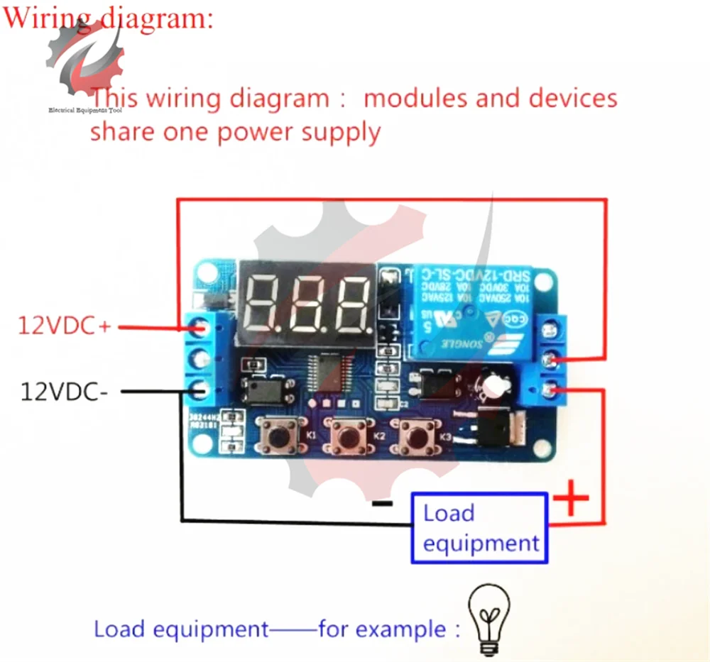 12V 24V LED Digital Display Automation Delay Relay Trigger Time Circuit Timer Control Cycle Adjustable Solid State Relay Module