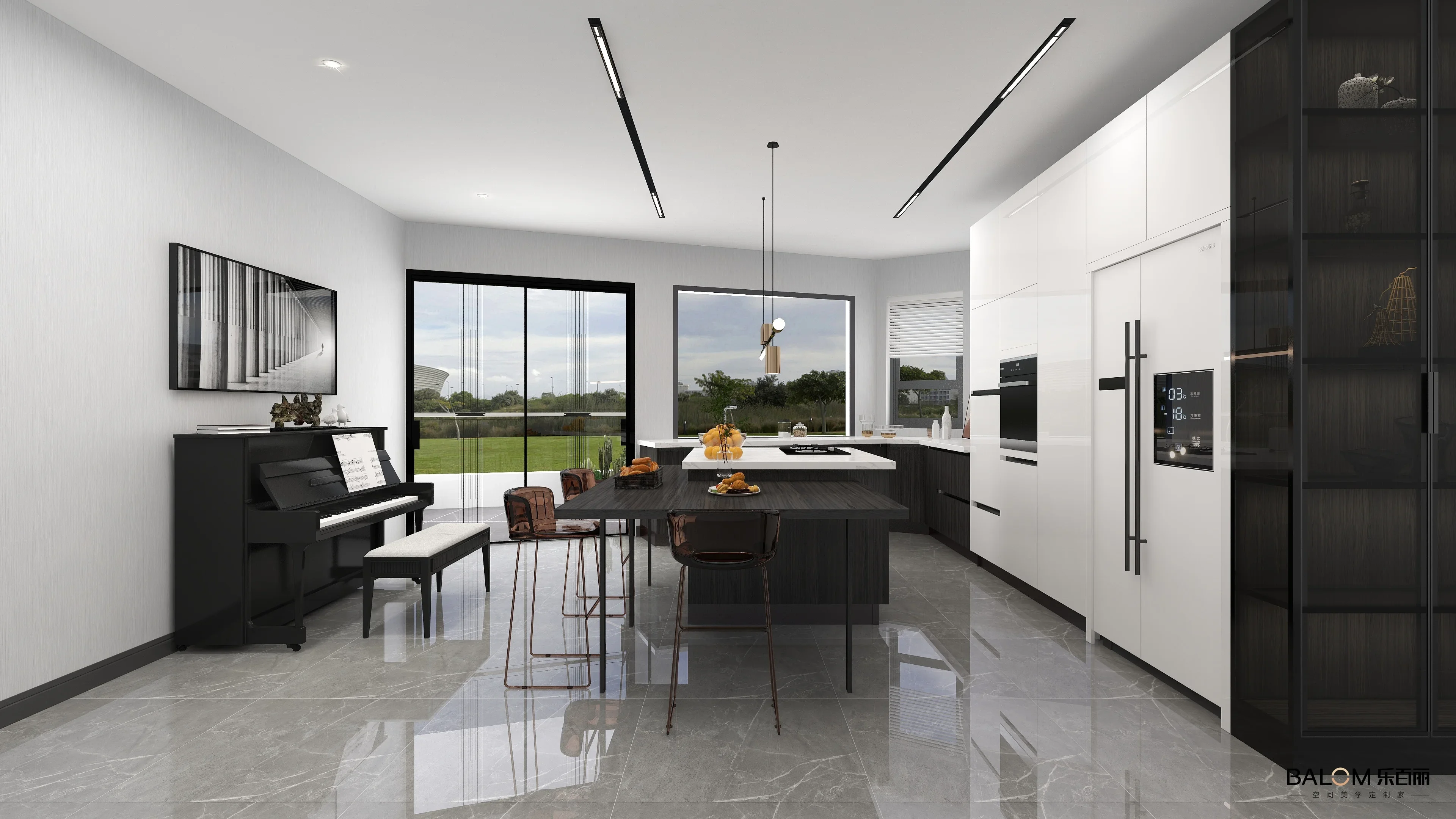 

#Modern White High Gloss Smart Lacquer Storage Factory Good Quality Kitchen Unit Cabinets