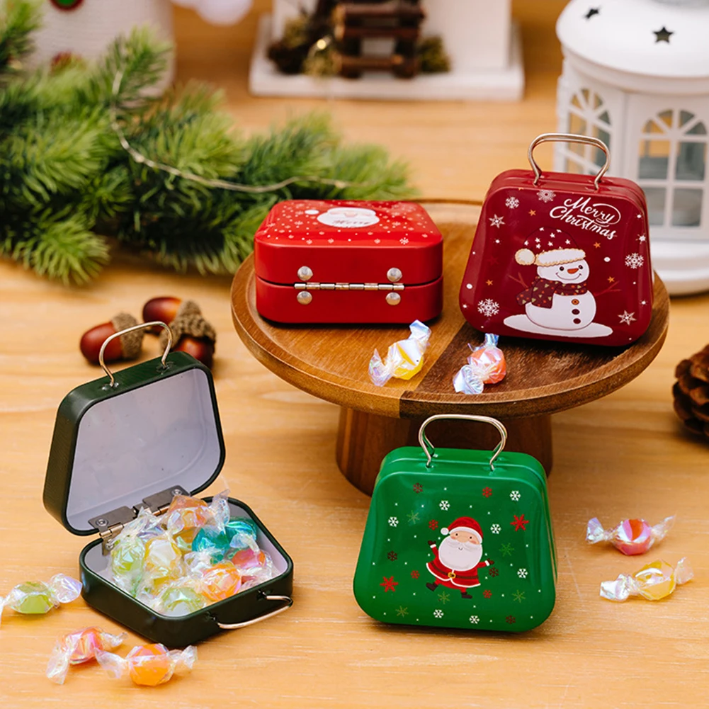 Cute Decoration 6*7*3cm 2.36*2.76*1.18inches Christmas Handbag Easy To Carry Polished Edges Six Diverse Styles