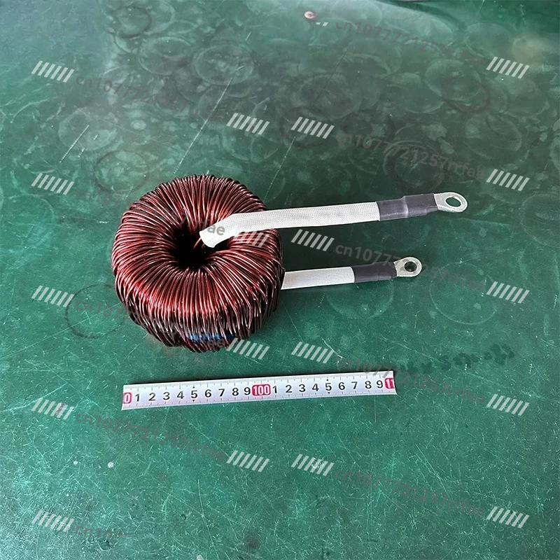 1mH 100A high current reactor, high power photovoltaic inverter, ferrosilicon magnetic ring filter inductor