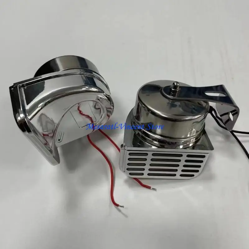 A70F Premium 12V 24V Autohupe aus Edelstahl mit zwei Tönen und lautem Ton – Detail 8