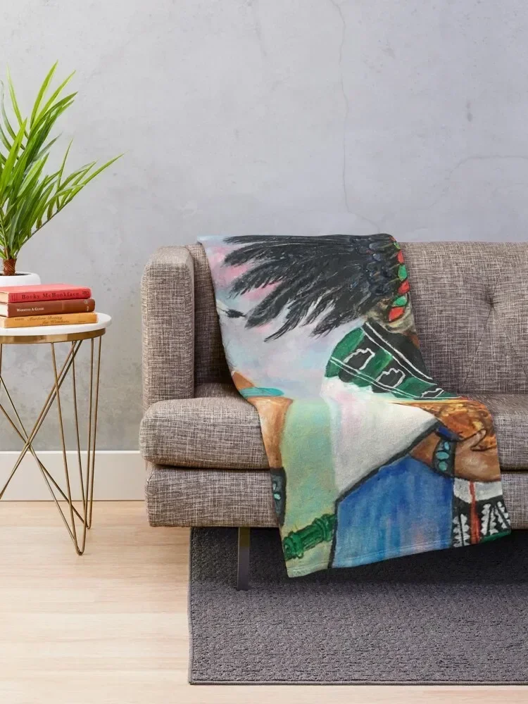 Crow Mother Brings Gifts of Life Throw Blanket Luxury Thicken warm winter Blankets For Bed Blankets