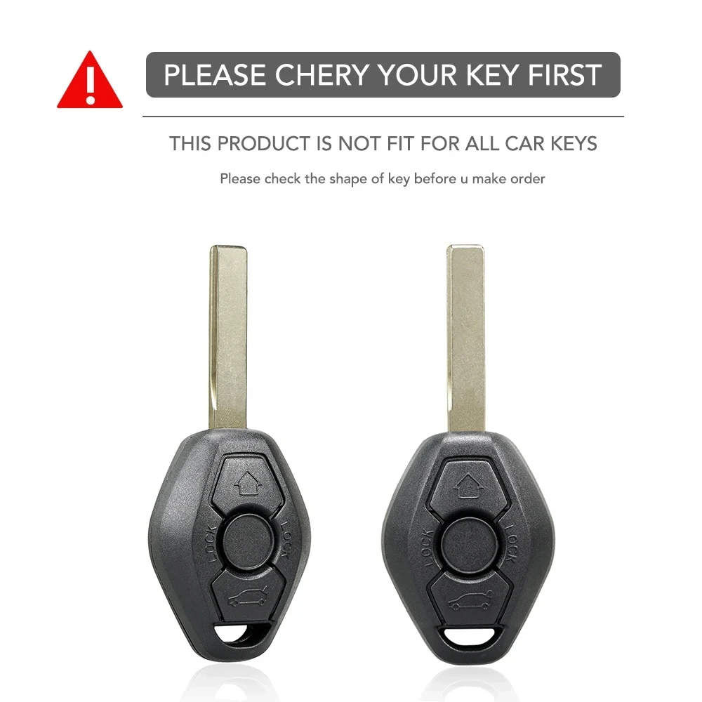 2025 New Car Key Case Cover Shell For BMW X3 X5 Z3 Z4 3 5 7 SERIES E38 E39 E46 E83 1998 - 2005 Keyless Protector Fob Accessories