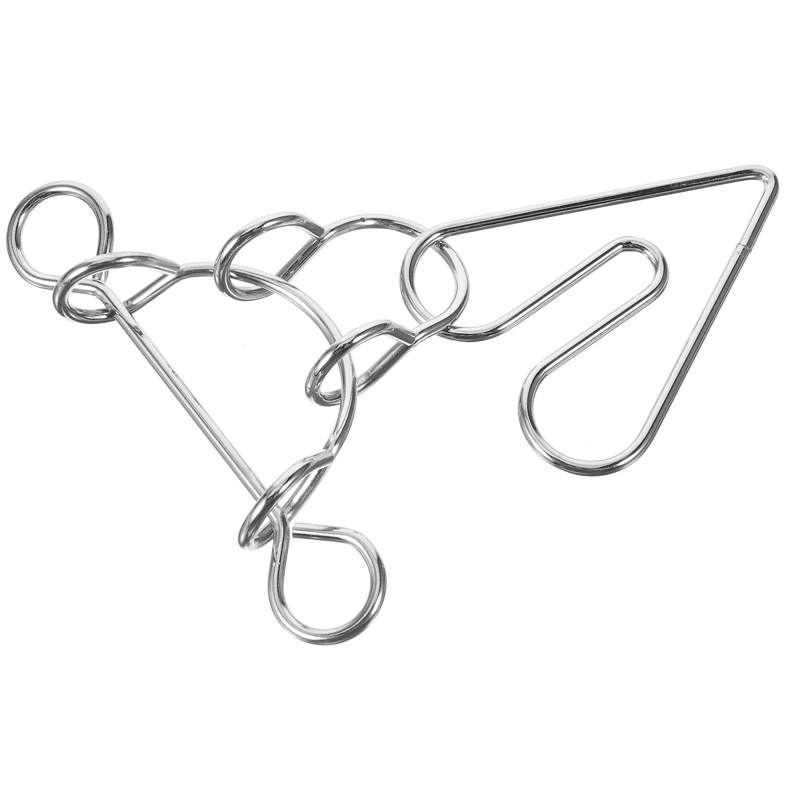 Heart Metal Puzzle Ring Educational Toy Solution Lock Love Locks Personalised Shaped for Kids