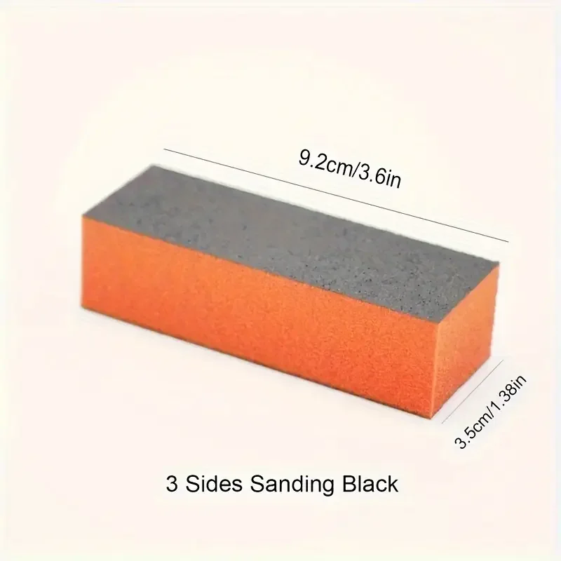 Blocco levigante per cuscino per unghie, lima per lucidatura per manicure e pedicure, superficie liscia, ideale per uso domestico in salone, adatto a tutti i nai