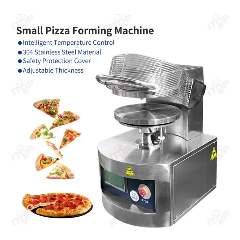 Commercial  Pizza Dough Press  Automatic Pastry Flattening Forming Equipment for Bakery Pizza Making