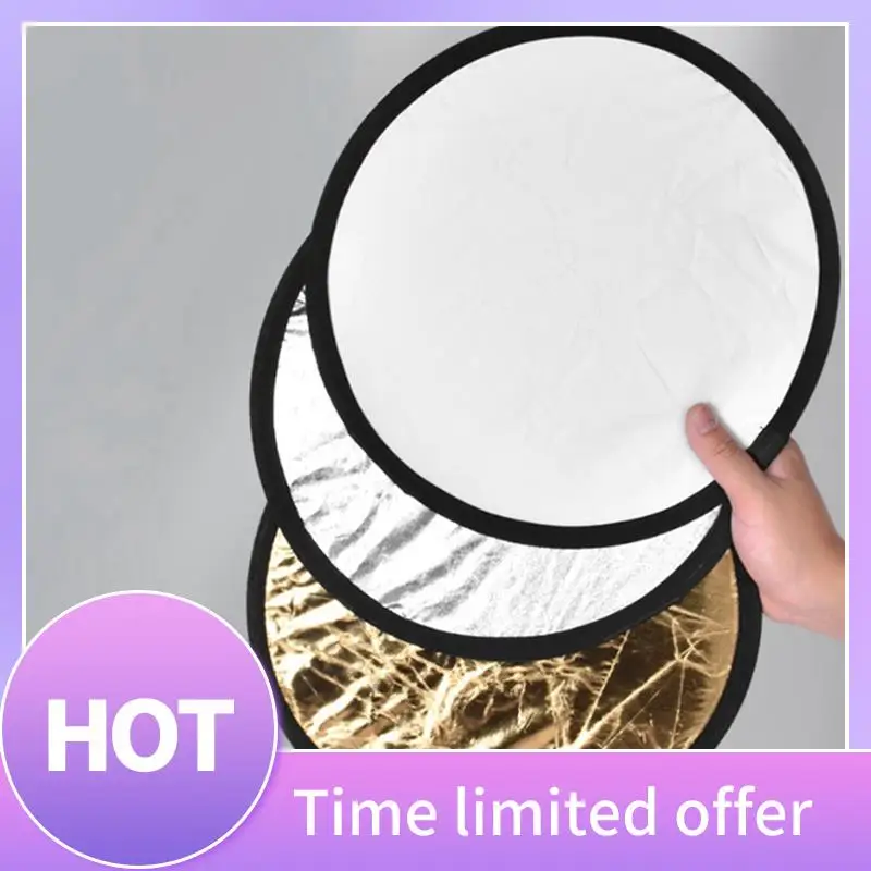 

B69C Light Diffuser Collapsible For Studio Photography Lighting And Outdoor Lighting 1 Piece Silver+Gold