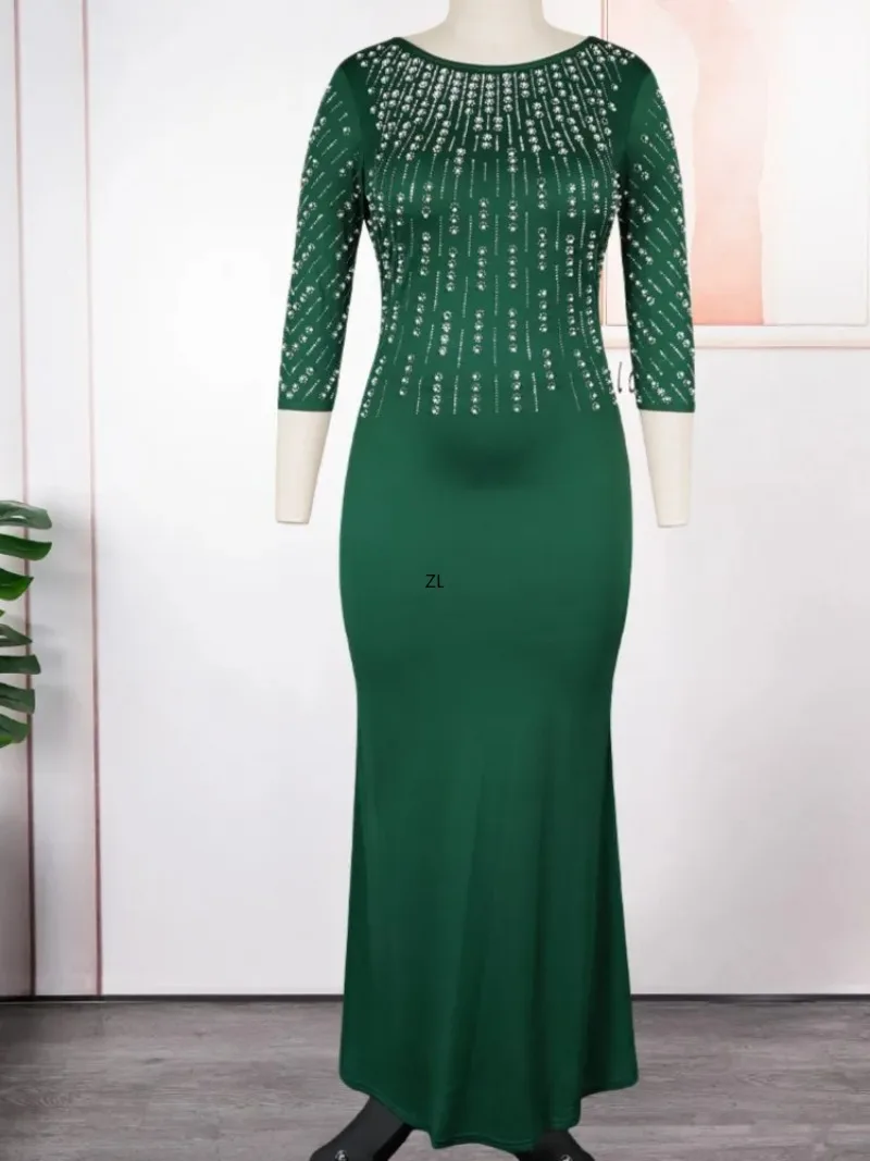 

Elegant African Dresses For Women 2026 New Africa Clothing Plus Size Turkey Wedding Party Long Dress Dashiki Ankara Print