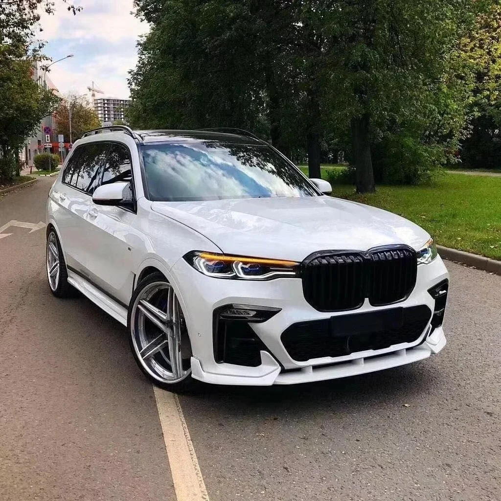 

Глянцевый черный полный обвес для X7 (G07) 2018+ | Карбоновый передний сплиттер, задний сплиттер, решетка радиатора и боковые пороги