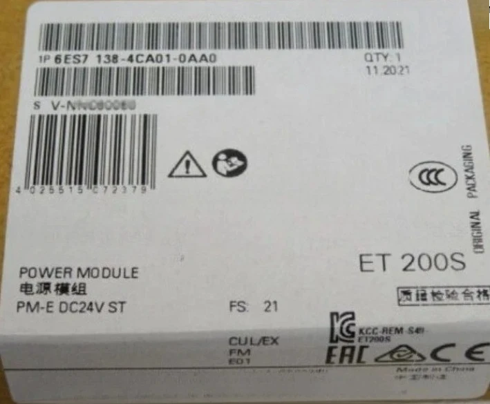 

Brand New Original 6ES7138-4CA01-0AA0 POWER MODULE Fast delivery