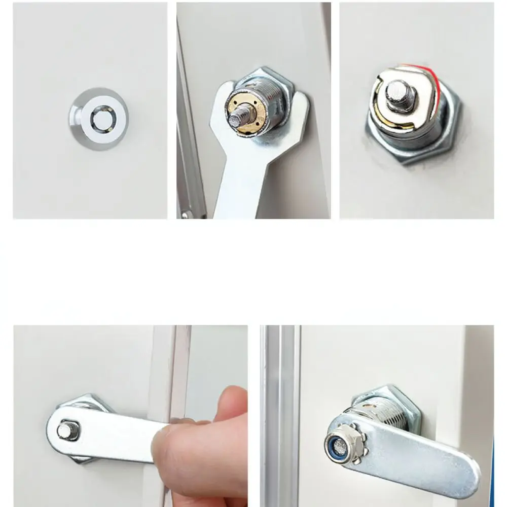 Sturdy Cabinet Door Lock For Electric Power Box Charging Pile Safe Box File Drawer Industrial Security Hardware
