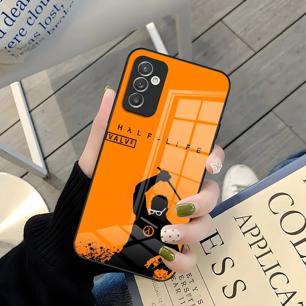 H-Half Life-e 2 Game Phone Case For Samsung A52 A71 A21 A54 A20 A12 Galaxy A34 A14 A32 M14 Glass Cover