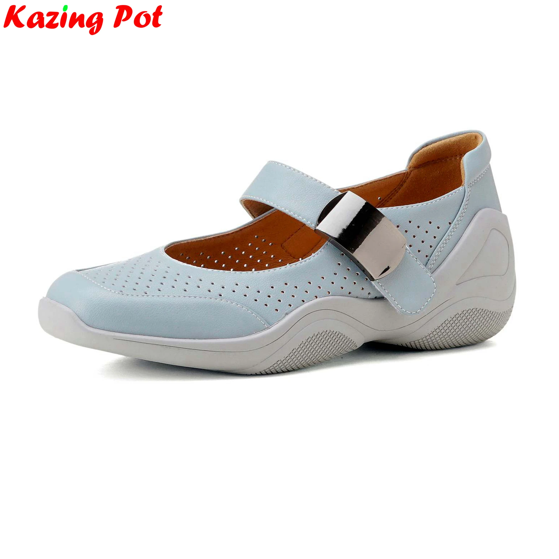 

2026 Superstar Genuine Leather Square Toe Med Heels Spring Autumn Shoes Hollow Dating Sweet Mary Janes Shallow Brand Women Pumps