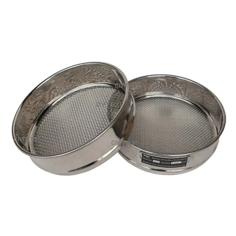 

Laboratory Stainless Steel Soil Aggregate Sand Test Screen Particle Analysis Manual Screen Group