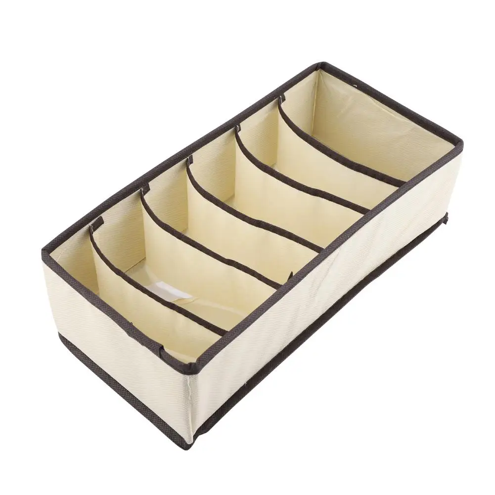 Portable Foldable Storage Box for Underwear Socks and Accessories Organizer Keeps Your Space Clean and Tidy