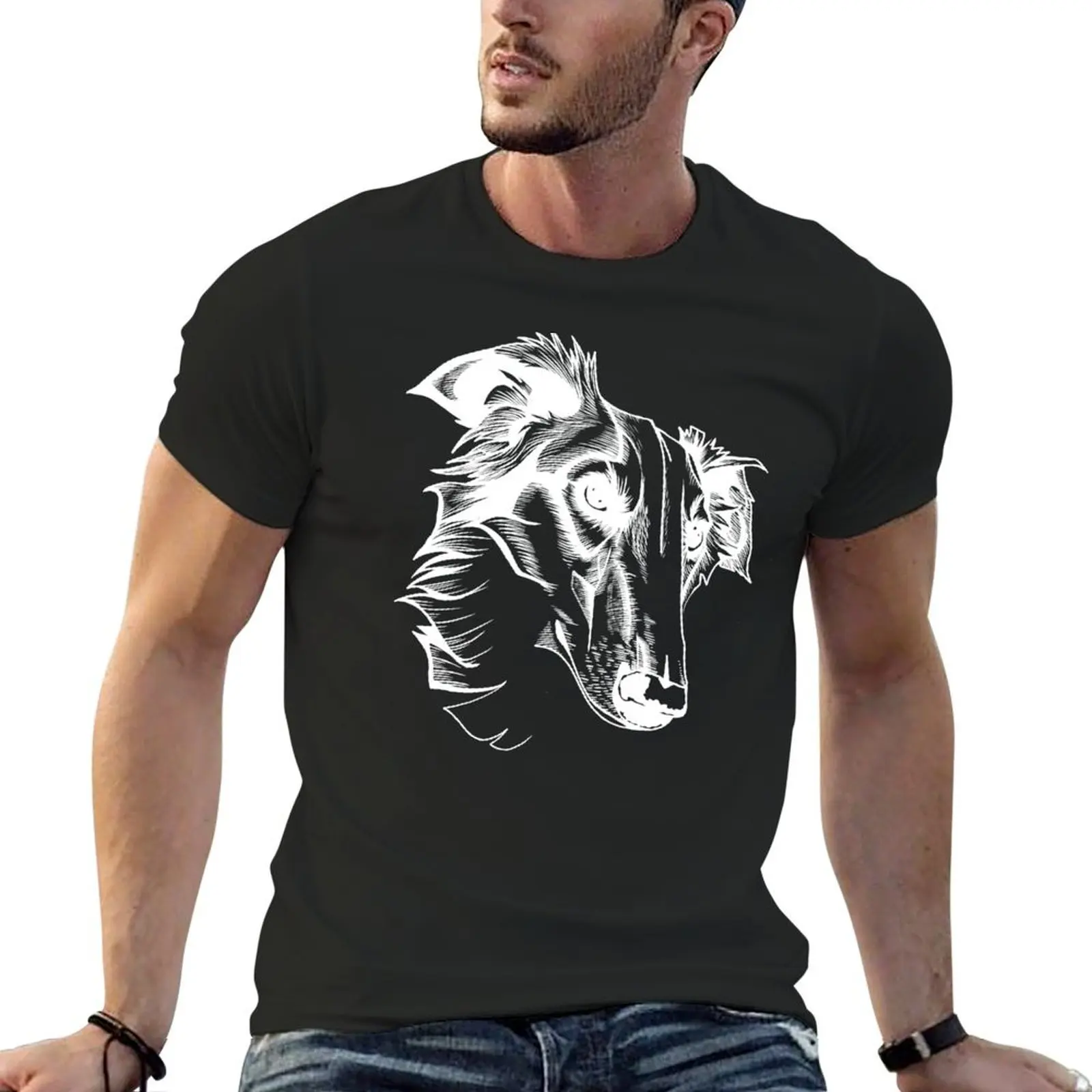 

Silken Portrait in White T-Shirt sublime Louboutins anime t shirts outfits for men