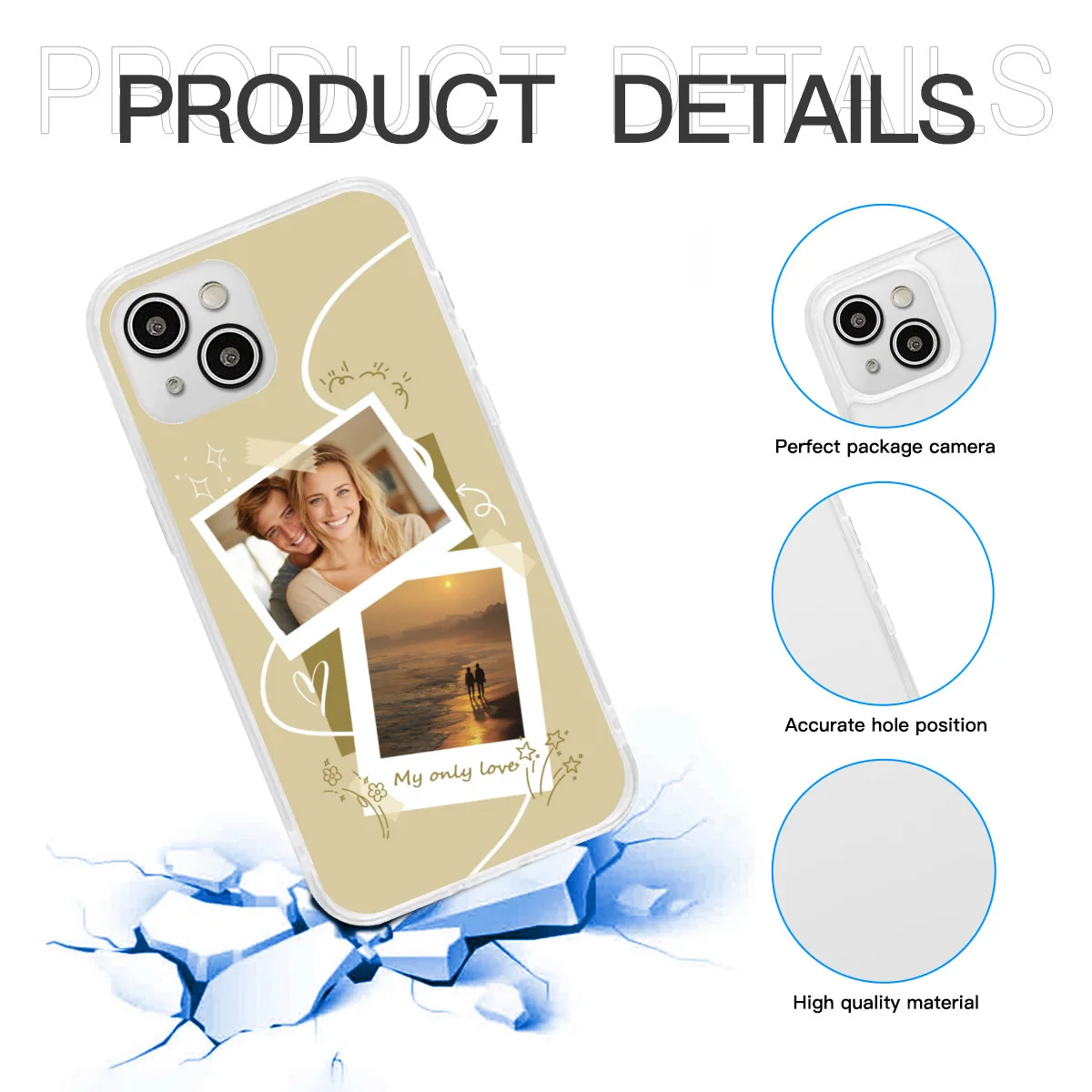 حالة الهاتف المخصصة شخصية نمط مخصص ونص هدية رومانسية الذكرى الأسرة زوجين صديق الحيوانات الأليفة #6