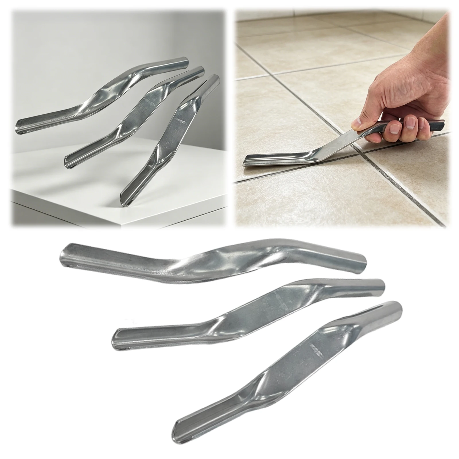Double-Headed Brick Jointer Tool Multi-Purpose Handheld Tiles Grout Trimmer Floor Tile Grout Trowel Builder Trimming Tool
