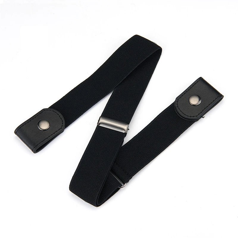 Traceless Invisible Elastic Belt Women's Belt Jeans Pants Men's Elastic Belt, image 8