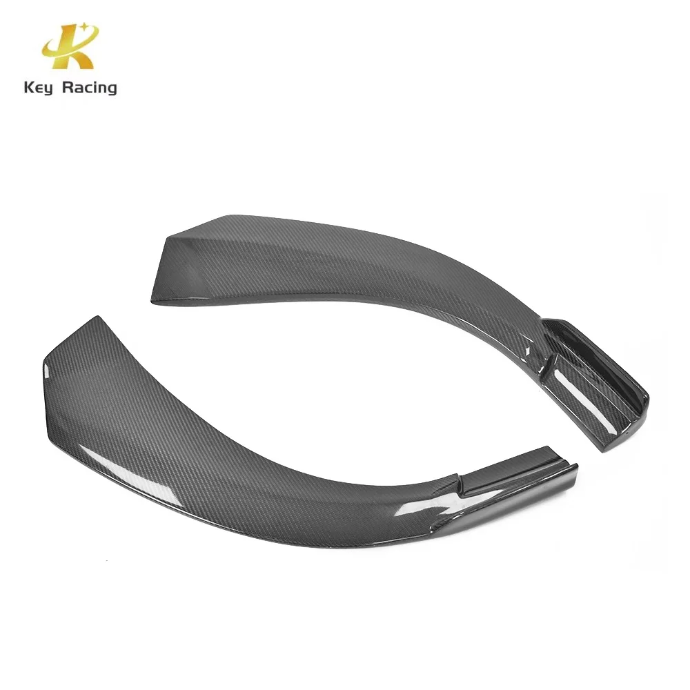 CLA45 W117 Front Wrap Side Corner Cover Carbon Fiber Front Bumper Wrap Angle For Mercedes Benz CLA Class W117 CLA45