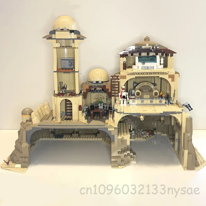 MOC 1762 قطعة مشهد فيلم النجم الشهير بوبا فيت غرفة العرش قصر دايميو الأفكار الإبداعية ألعاب أطفال هدية اللبنات