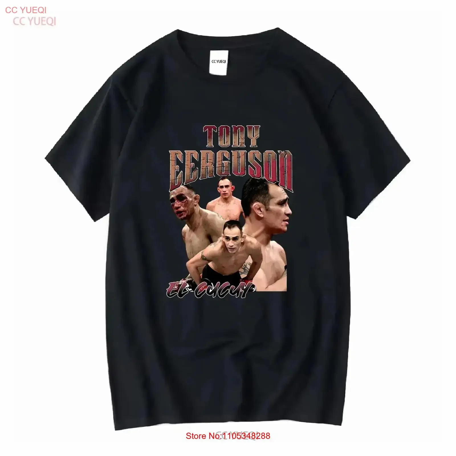 Limited Tony Ferguson T Shirt El Cucuy Oversize GEE106 vintage Washed Breathable Stretched Comfortable vintage Washed